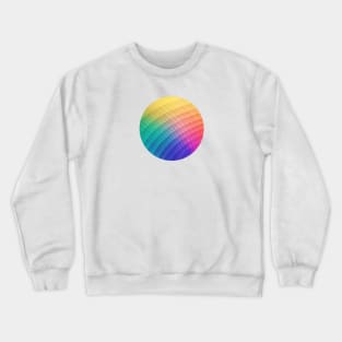 Spectrum Bomb Fruity Fresh HDR Rainbow Colorful Experimental Pattern Crewneck Sweatshirt